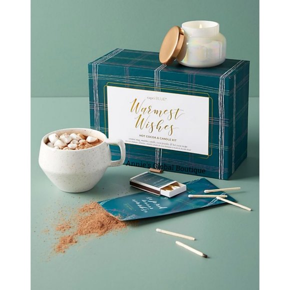 ANTHROPOLOGIE Capri Blue Cocoa & Candle Gift Set - Picture 3 of 3